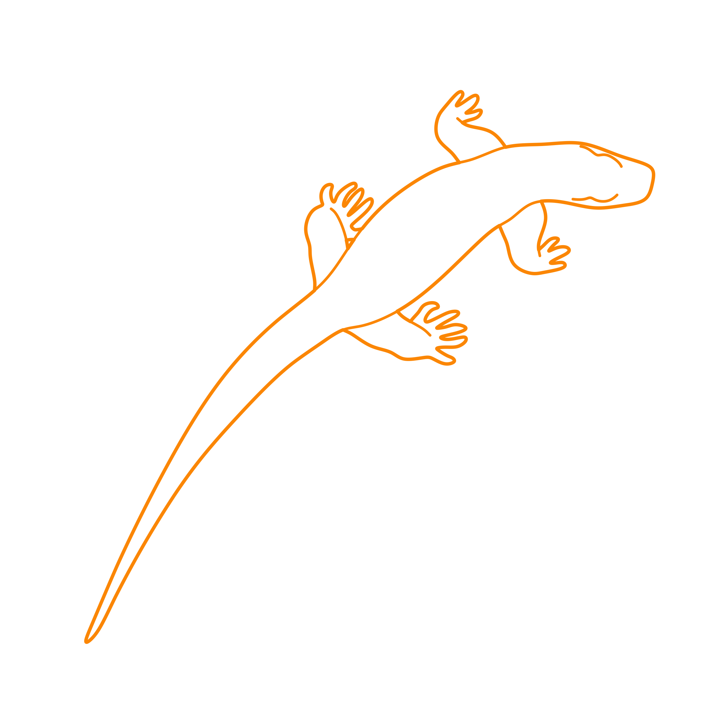 Animals Lizards Komodo Dragon Sticker Outline Svg File Free Vectors